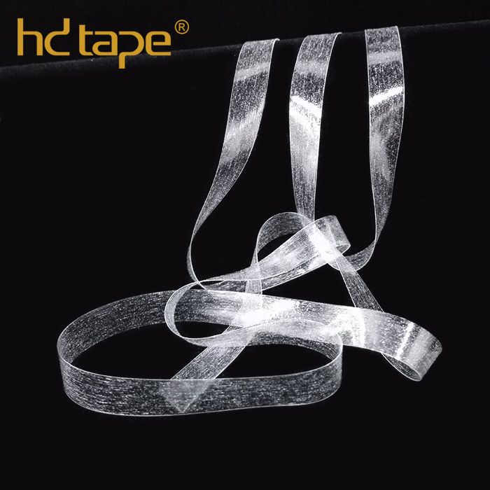 Garment accessories clear tpu elastic tape