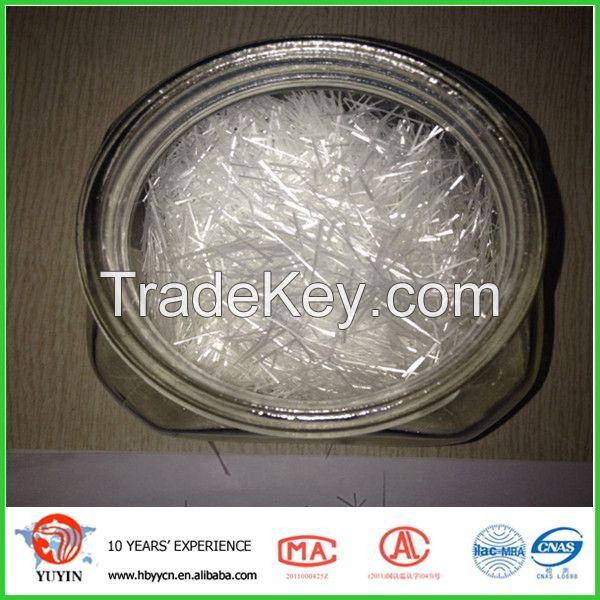 Fiberglass chopped strand for friction material