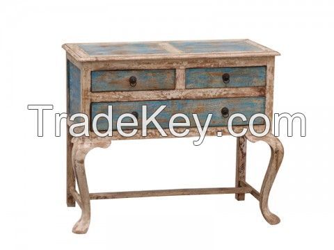 WOODEN CONSOLE TABLE