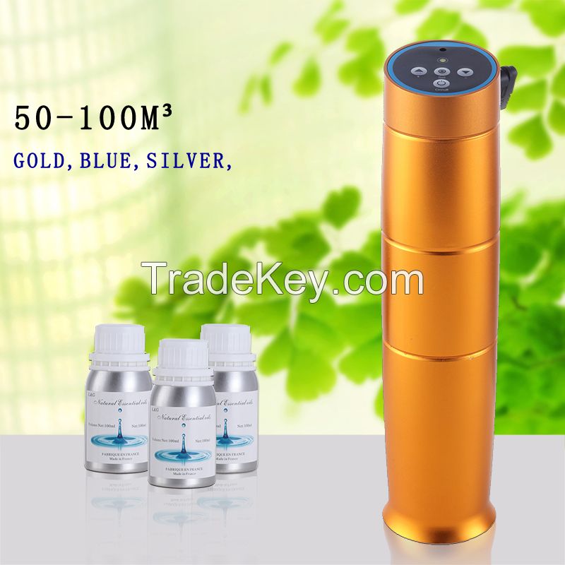 30ml perfume oil Cylinder scent diffuser system, aroma small machine with fragrance oil