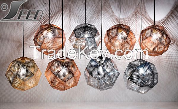 Colorful Tom Dixon Etch Shade stainless  Pendant Light 