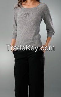 square neck sweater