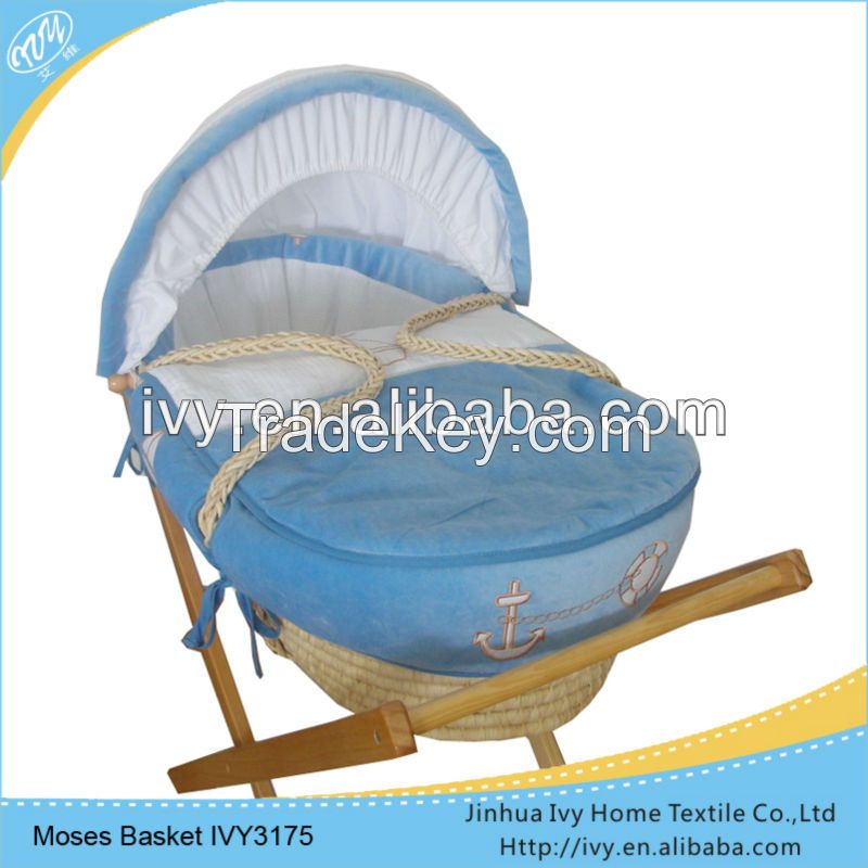 corn husk basket moses set traveling moses basket