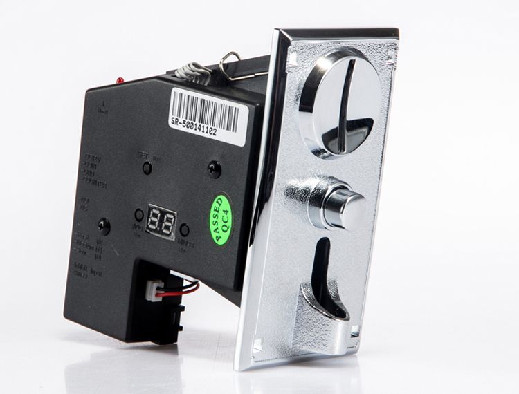 ZINC ALLOY plate coin acceptor with coin operated Timer Control Board Power Supply box