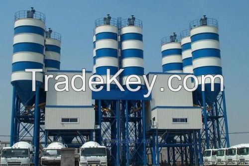 HZS180 concrete mixing plant