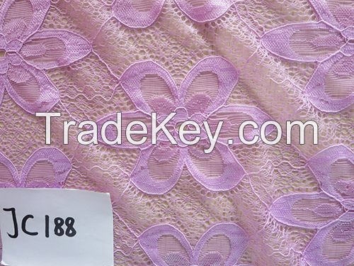 Beautiful flower lace fabric for dress