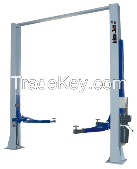 3.5T CE certifiedclear floor hydraulic lift, electrical lock release