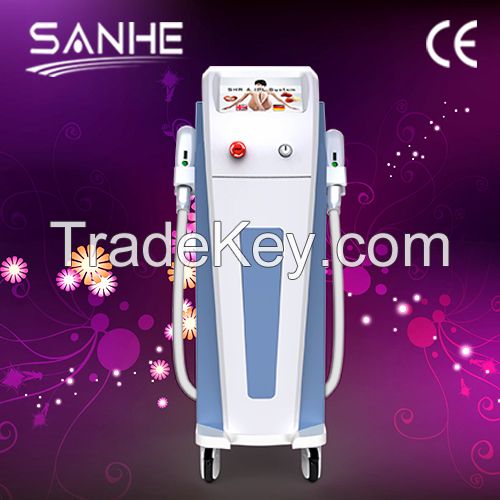 IPL SHR elight hair removal and skin rejuvenation machine