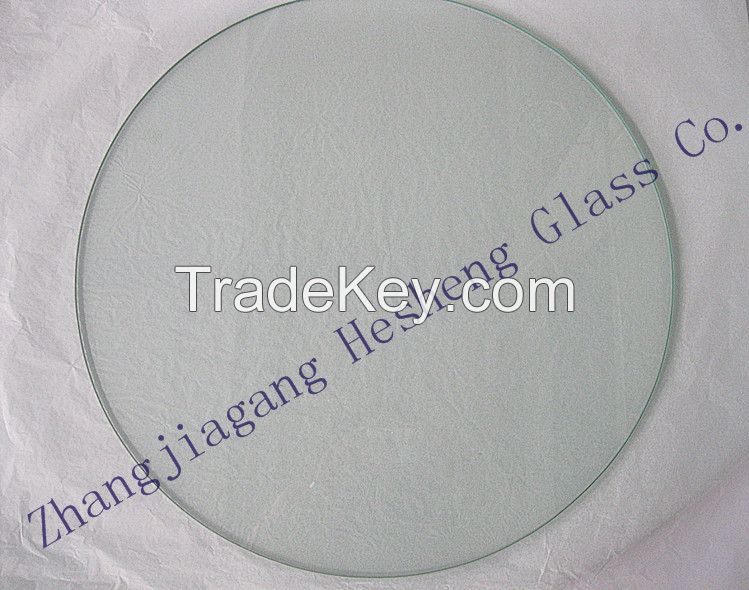 5MM thick round tempered glass