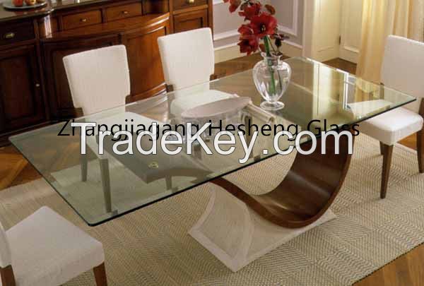 coffee table top , 10MM black tempered glass , tempered glass table