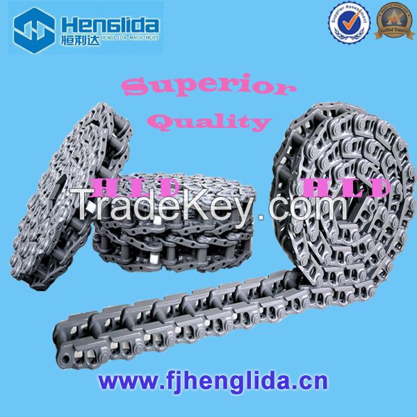 supplying Komatsu excavator track linkchain 