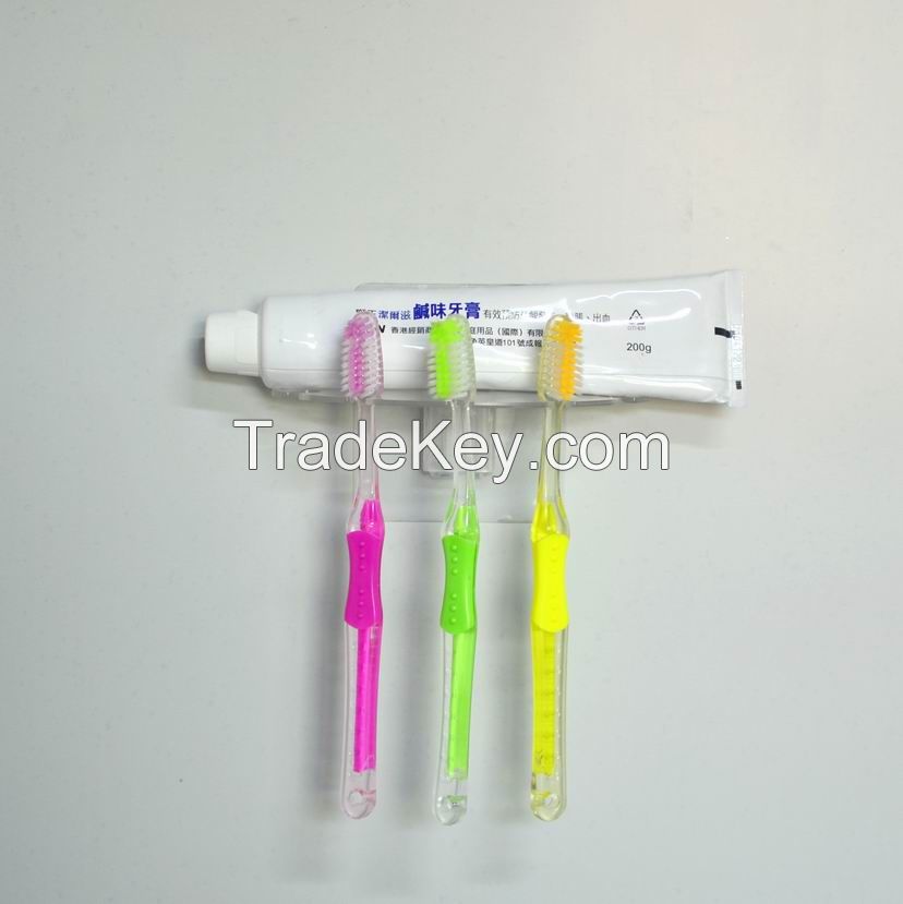 multiperpose removable plastic toothbrush holder