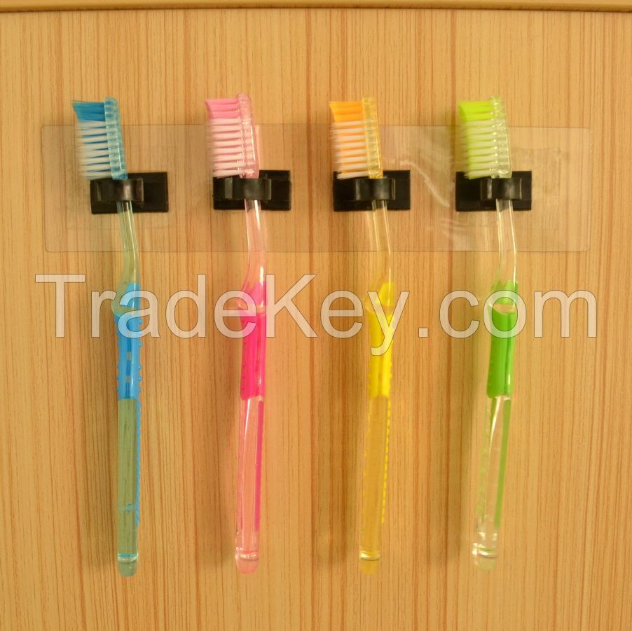 multiperpose removable plastic toothbrush holder