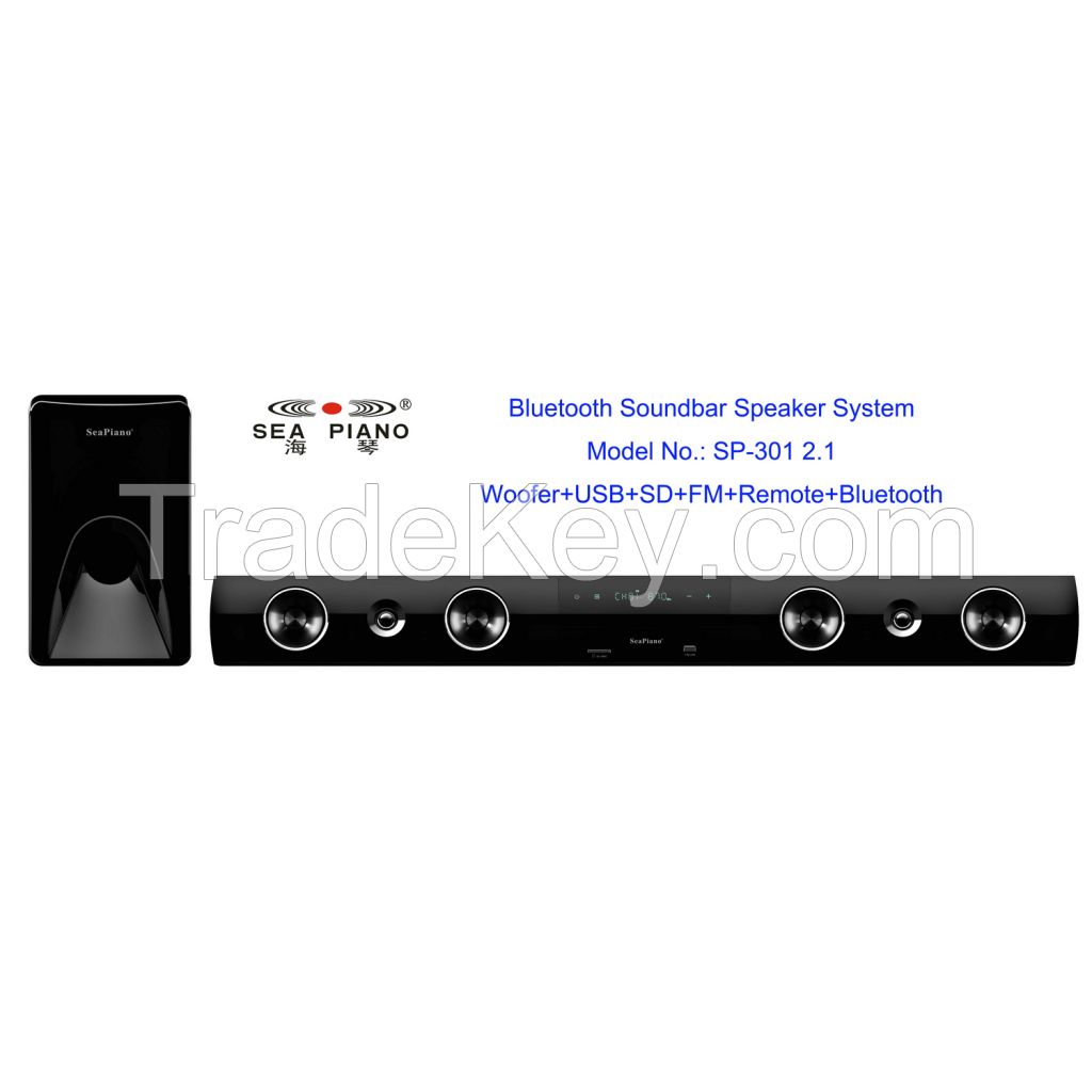 2.1 Channel Bluetooth Soundbar/Bar Speaker System