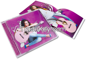 Music CD duplicator case jewel dvd case packaging and printing