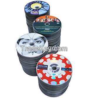 Colorful CD/DVD button inkjet printable cd-r blank original dvd movies