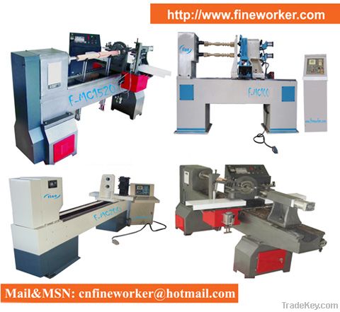 High Efficiency Automatic CNC Wood Lathe