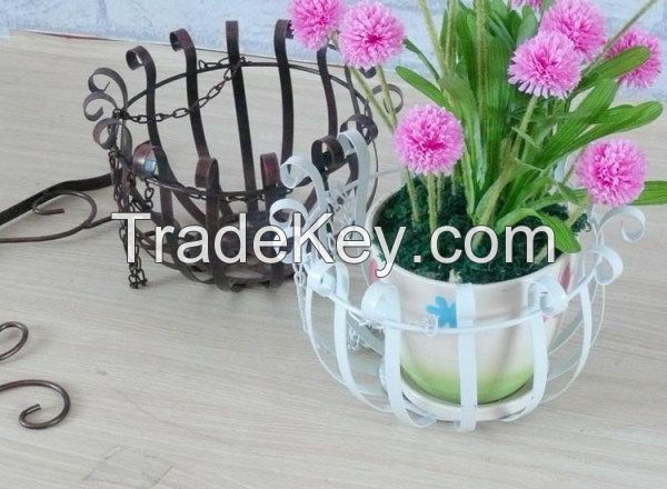 Wrought iron flower pots flower holder