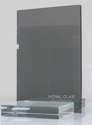 Dark grey glass