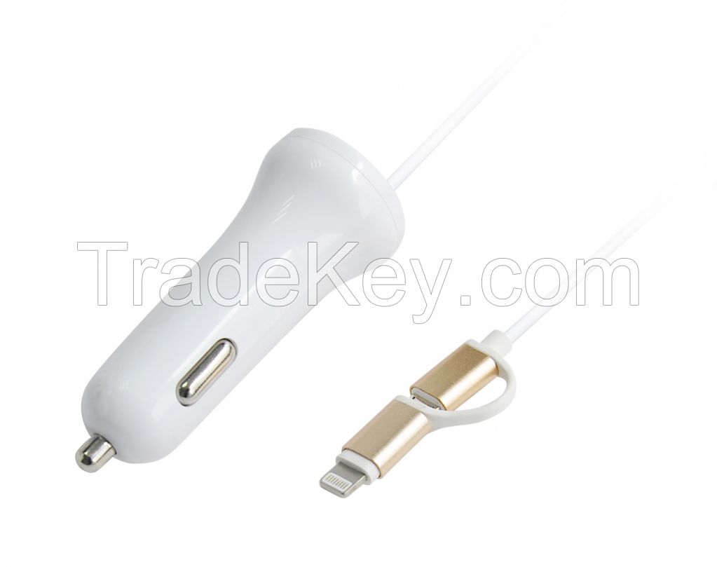 usb car charger for Apple and android phone