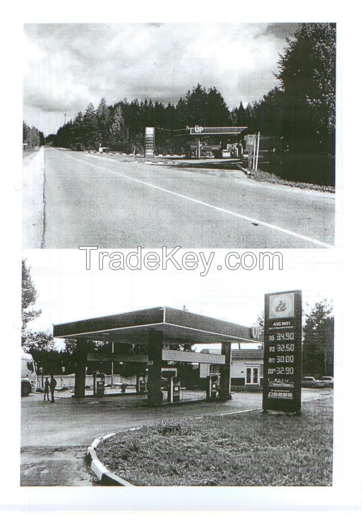 Network of petrol stations with its own tank farm