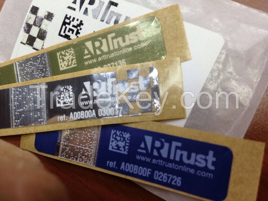 High Quality Color Label QR Code Stickers