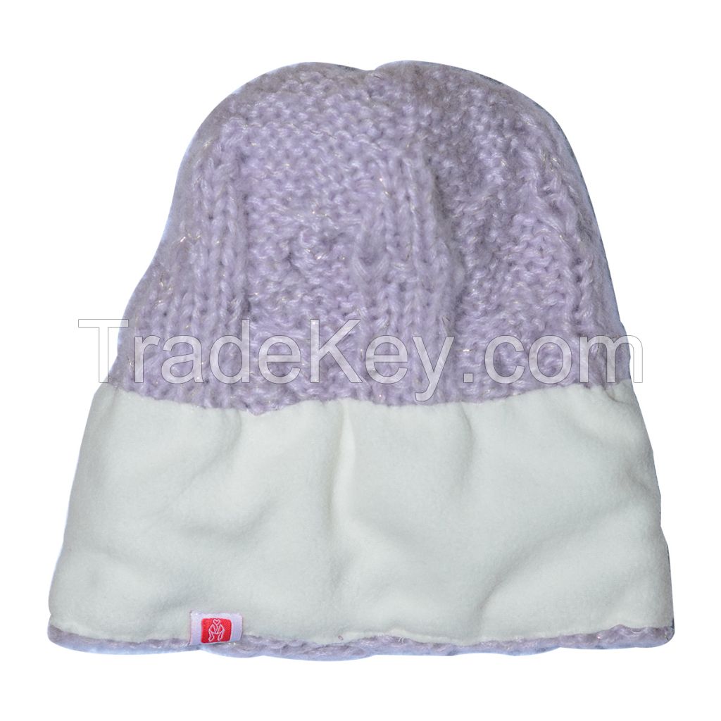 Handmade Winter Knitted Beanie for Lady's