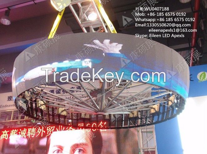 led circle display,led circular screen,led circle screen,led circular display,led circle vedio wall,led TV, LED display rental, led screen price,led display manufacturer