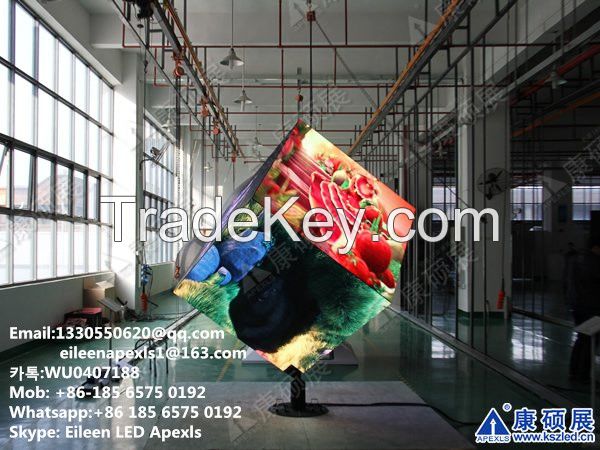 led cube display,led cube screen,led Rubik's cube,led cubic screen.led cubic panel,led cube video wall,led cubic TV, LED display rental, led screen price,led display manufacturer