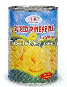 Canned Pineapple MD2 in light, heavy syrup