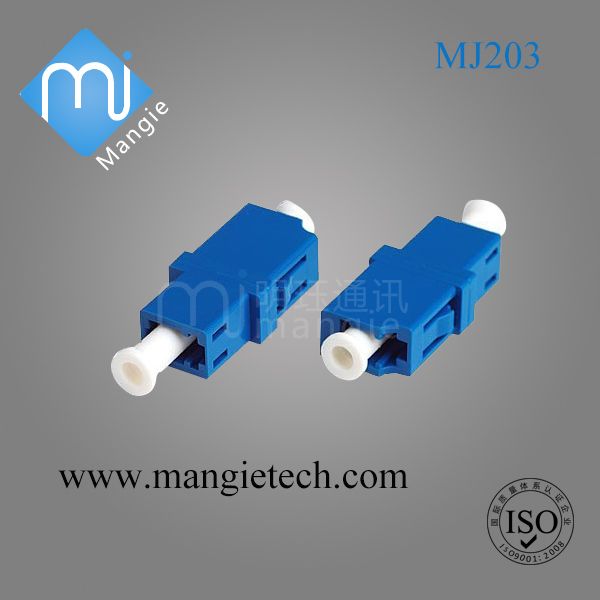 Optical LC Simplex Fiber Optic Adapter Coupler