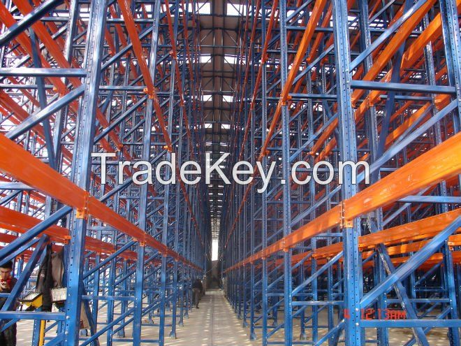 VNA pallet rack system