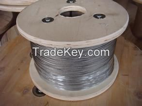 aviation steel wire rope 7*19