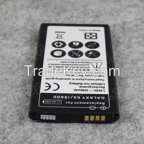 Hot selling cell phone battery for samsung s5 mobile battery