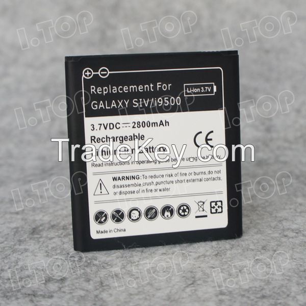 2015 New mobile battery for samsung galaxy s4 lithium battery