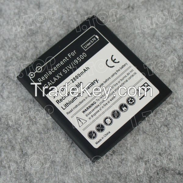 2015 New mobile battery for samsung galaxy s4 lithium battery