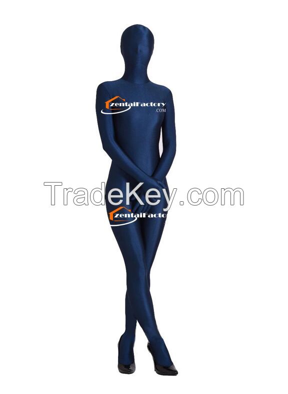 Dark Blue Lycra Zentai Suit