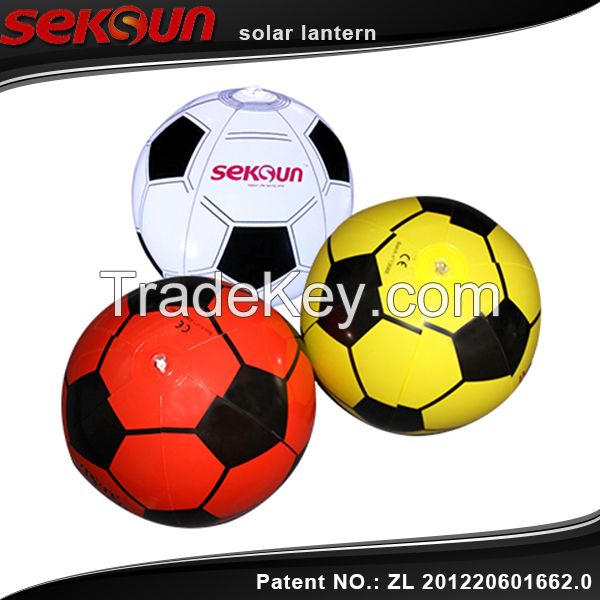 Inflatable Solar Football lantern solar led light