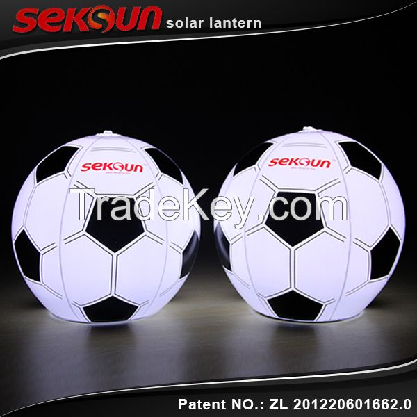 Inflatable Solar Football lantern solar led light