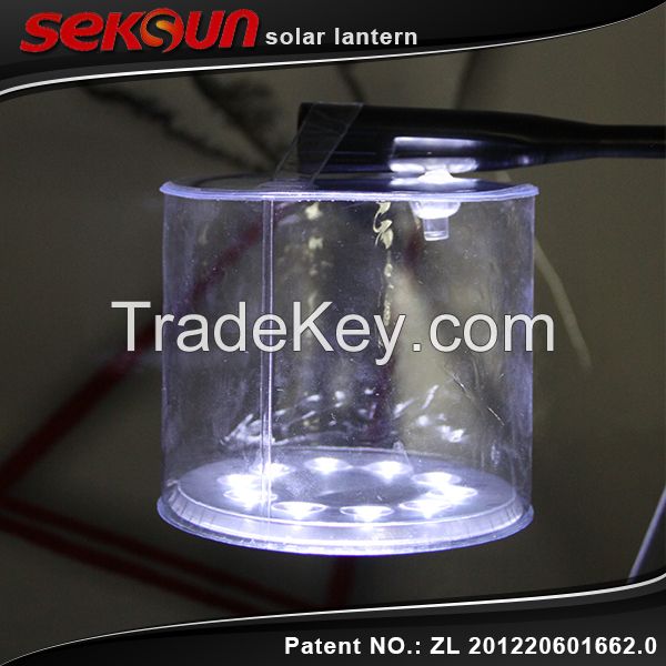 Inflatable Solar clear lantern led waterproof portable Light