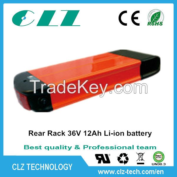 deep cycle rechargeable e-bike lifepo4 battery 36v 12ah