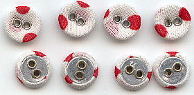 fabric button