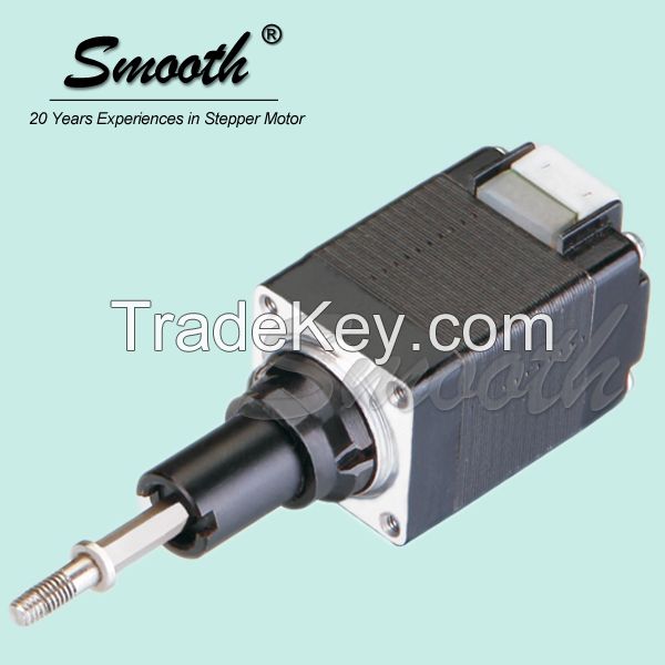 Smooth Nema 8 linear actuator stepper motor