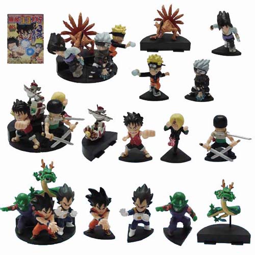 Dragon ball & Onepiece anime figure 12117