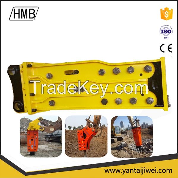 With CE approved HMB Hydraulic breakers