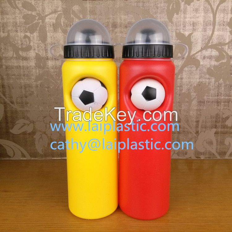 PE, PP 750MLsports water bottle, plastic bottle, handy bottle, football bottle, gift bottle