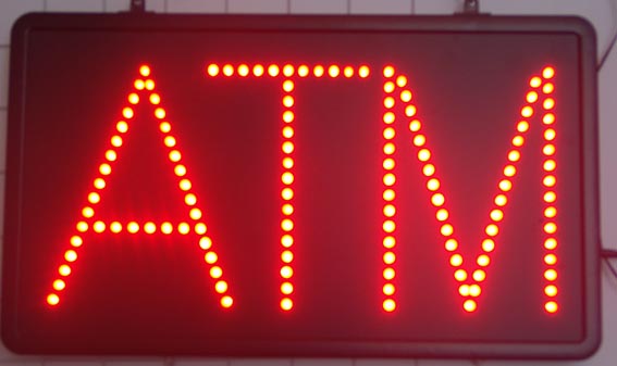 ATM Led Sign