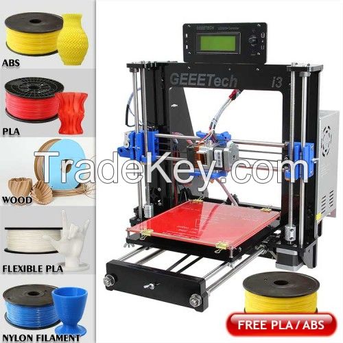 new Acrylic Geeetech I3 pro B 3D Printer(support 5 filament)