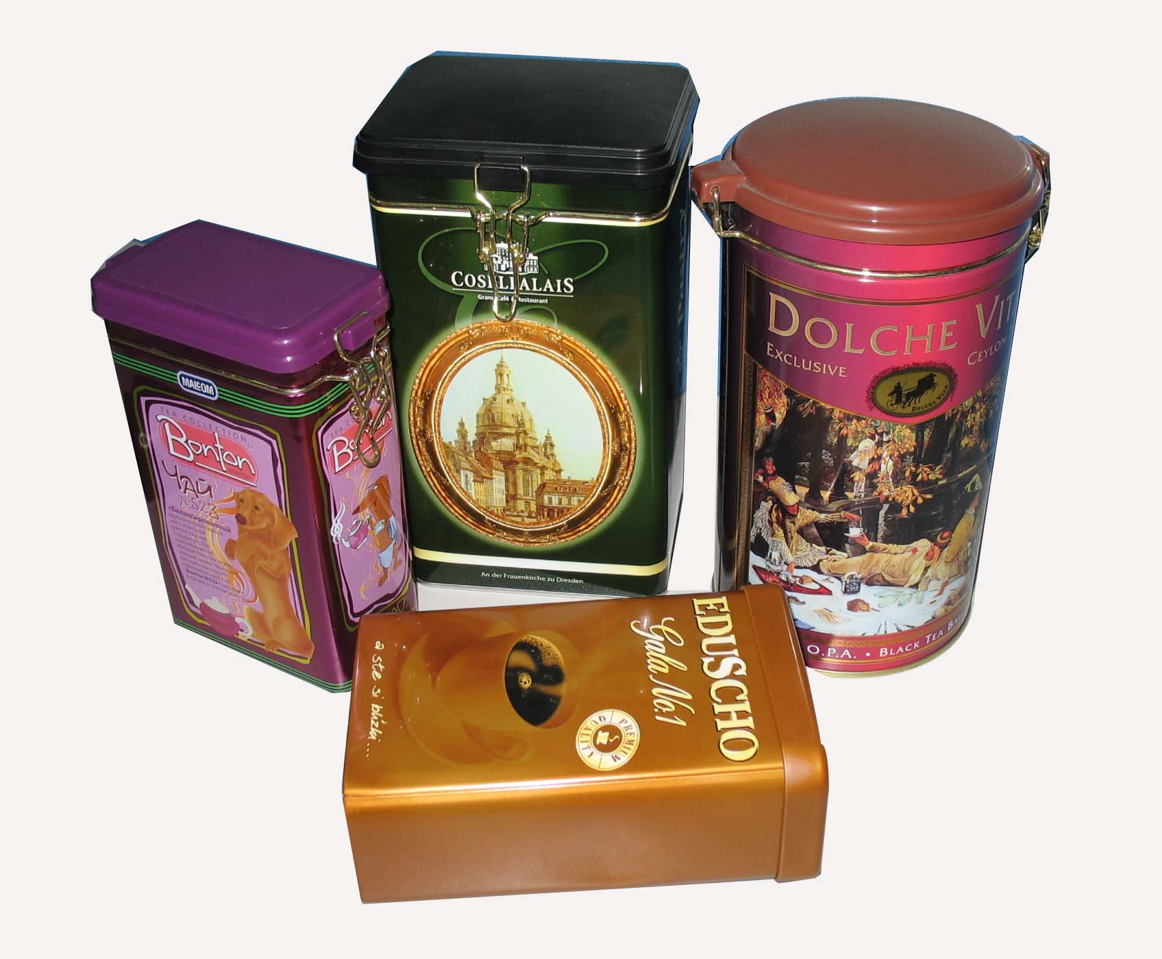 coffee tin box