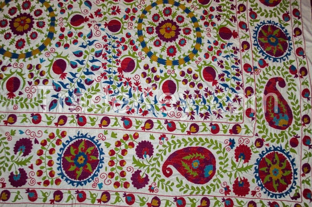 Embroideried Uzbek suzani 